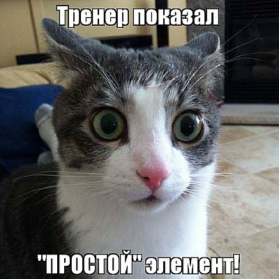 Мем. Танцы. Удивлённый кот!